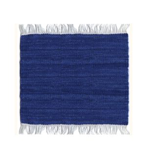 The Cobalt Fringed Blue Carpet