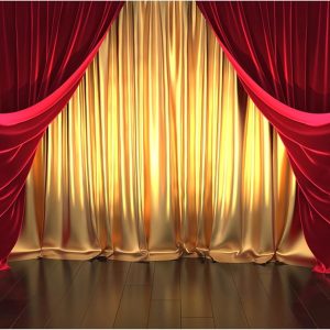 Red Velvet Curtains