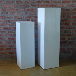 Smooth White Plinths