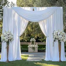 White Event Curtains